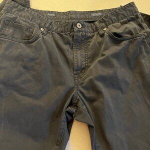 Men's Black Chinos (Jean style) 34W 32L